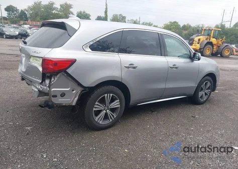 2017 Acura Mdx z USA, uszkodzony, nr VIN 5FRYD4H3XHB012648